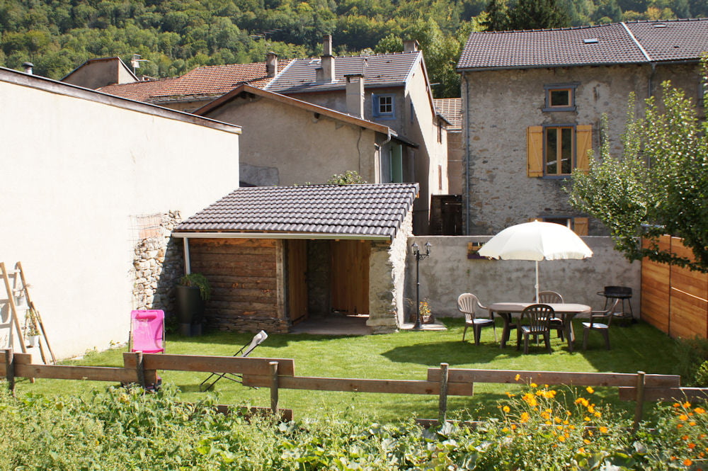 Jardin privatif du gîte