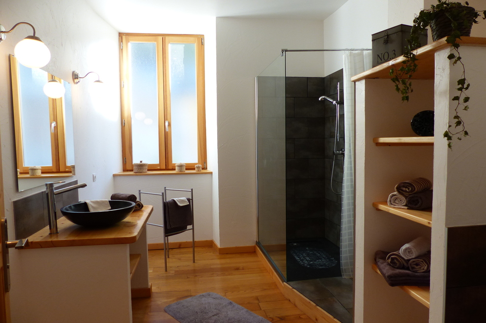 Salle de bain du gîte
